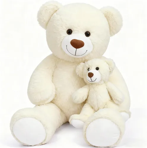 Vista 8 de Oso de peluche grande para mamá, oso de peluche gigante para bebé, oso de peluche para niños, novia en el día de la madre, día de San Valentín