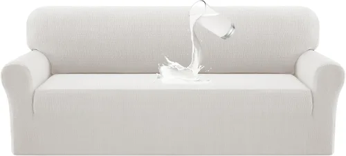 Vista 11 de Fundas de sofá impermeables dobles para sofás, funda elástica para silla antideslizante, lavable, protector de muebles a prueba de fugas para niños