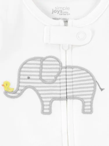 Vista 3 de Simple Joys by Carter’s - Paquete de 3 pijamas Sleep and Play