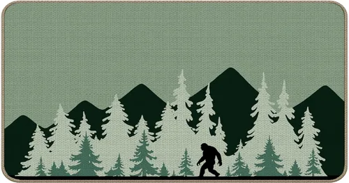 Vista 10 de Tapete divertido para puerta de campista de 17 x 30 pulgadas, regalos de campamento para hombres y mujeres, alfombras de campista