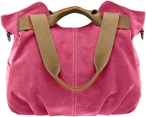 Vista 10 de Bolsos para Mujeres Damas Vintage Hobo de Lona Diarios Monedero Hombro Tote Comprador Bolso de Mano Negro