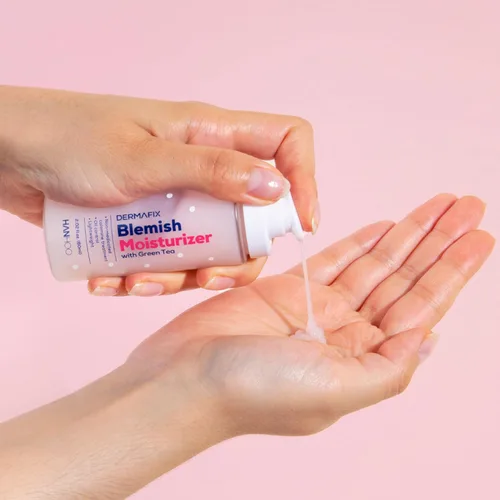 Vista 5 de Hanhoo Dermafix - Hidratante antimanchas, 2.02 onzas líquidas, con calamina, té verde y aloe, hidratante facial diario ligero, para piel grasa
