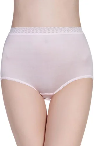 Vista 4 de Forever Angel - Calzones de tiro alto para mujer, 100% seda