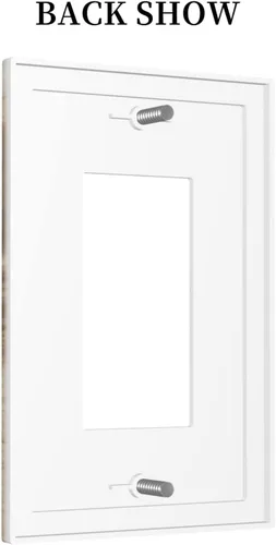 Vista 132 de Placa de Interruptor de Luz Azul de 1 Gang, Placa de Pared Decorativa de Palanca Individual, Cubierta de Placa de Pared de Palanca, Placa Frontal
