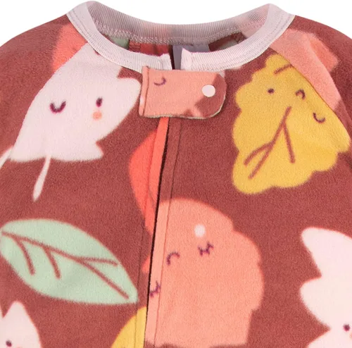 Vista 5 de Gerber Pijama de forro polar resistente al fuego, para niña pequeña, 2