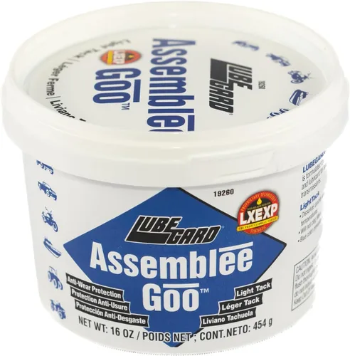 Vista 2 de Lubegard 19260 Dr. Tranny Assemblee Goo, azul, limpiador suave de lubricantes, 16 oz