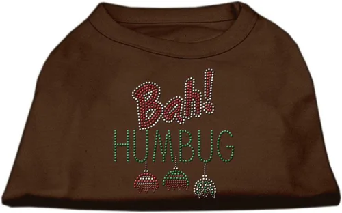 Vista 2 de Mirage Pet Productos 10" Bah Humbug Rhinestone perro camisa, S, Agua (Aqua)