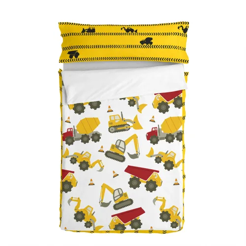 Vista 2 de Saco Nórdico con Relleno HappyFriday Mr Fox Machinery Multicolor 42 x 20 x 50 cm