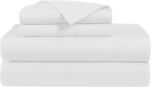 Vista 15 de AMAY Sábanas de 500 hilos 100% algodón egipcio tamaño individual, sábanas para cama de tamaño individual, algodón de fibra extra larga, calidad