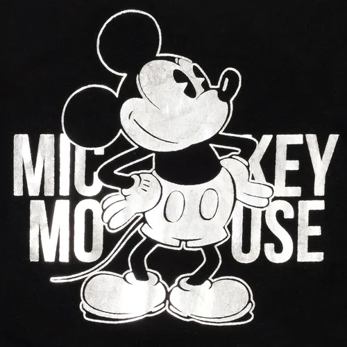 Vista 3 de Disney Camiseta con estampado metálico de Mickey Mouse para niños pequeños y grandes