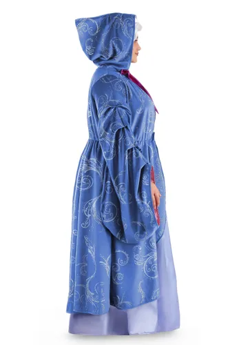 Vista 6 de Disfraz Premium de Hada Madrina Plus Size para Mujer de Disney Multicolor