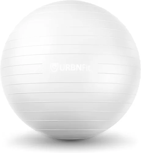 Vista 14 de URBNFit - Pelota de ejercicio, entrenamiento y yoga en varios tamaños, pelota para embarazo y estabilidad, antiestallido, incluye bomba de inflado
