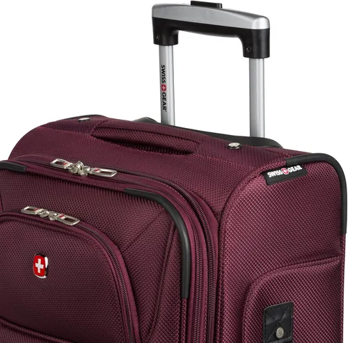 Vista 185 de SwissGear - Equipaje suave expandible Sion con ruedas, Negro