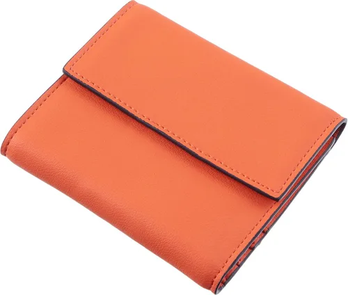 Vista 3 de Travelambo Cartera pequeña y compacta con bloqueo RFID para tarjetas de crédito, monedero de bolsillo para mujer