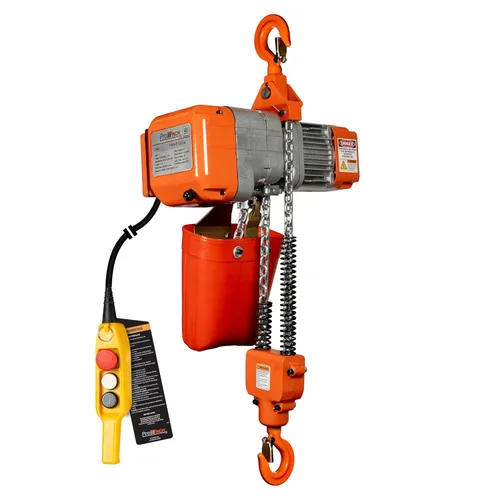 Vista 13 de Prowinch 1/2 tonelada 1100 lb polipasto de cadena eléctrico 110V Power Carro de haz