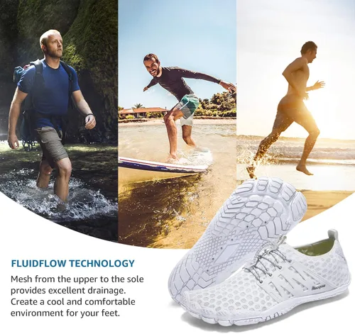 Vista 6 de Racqua Zapatos de agua de malla compuesta para hombres y mujeres