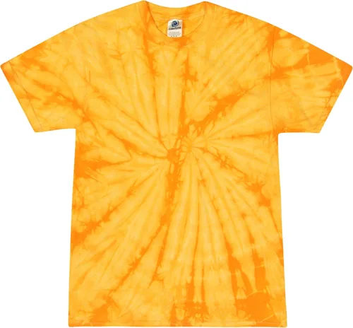 Vista 9 de Colortone Camisetas de teñido anudado de araña para hombres y mujeres, camisetas unisex de manga corta con teñido anudado para adultos Blaze