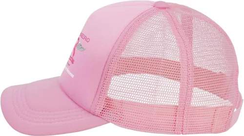 Vista 3 de Gorra de béisbol de malla para papá, gorra de camionero ajustable, unisex, color negro