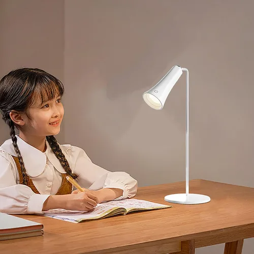 Vista 9 de Lámpara LED recargable de 5 modos con junta giratoria magnética, control táctil, brillo ajustable, color, ángulo de 360°, puede convertirse