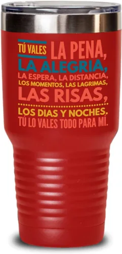 Vista 9 de Regalo para esposo Taza de café para esposa Perfecto regalo para graduados, profesionales y estudiantes Vaso con afirmaciones positivas, Negro
