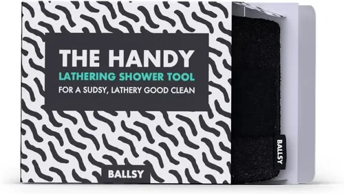 Vista 2 de Ballsy Práctica herramienta de ducha - Esponja para generar espuma extra, con diseño exfoliante suave