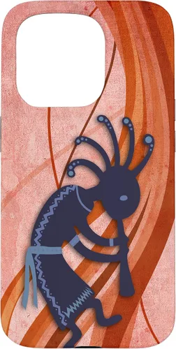 Vista 14 de Native American Kokopelli - Old School 2 - Fan Fun Case for iPhone 17