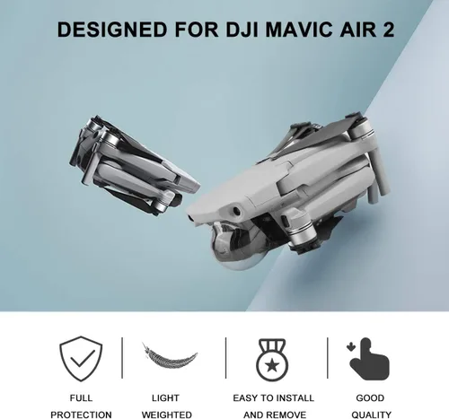 Vista 3 de Gimbal cubierta de guardia abrazadera de cámara protector de la tapa capó para DJI MAVIC AIR 2 Drone Quadcopter