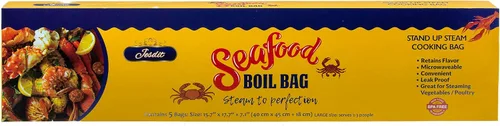 Vista 3 de Bolsa de hervir mariscos (paquete de 5)