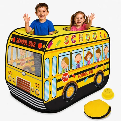 Vista 8 de Playbees Tienda de Campaña Musical Emergente de Camión de Bomberos con 3 Aberturas - Tienda de Juego de Rol de Bombero - Sirenas y Sonidos
