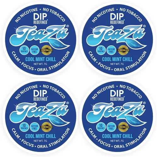 Vista 19 de TeaZA - Bolsas energéticas, sin humo, tabaco alternativo sin nicotina, sin tabaco y saludable para masticar tabaco, alternativa para masticar tiene