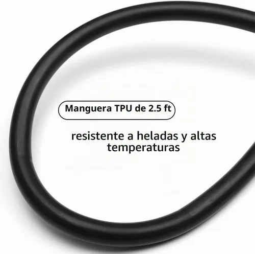 Vista 7 de Bomba de piso de bicicleta con medidor 160 psi Bomba de bicicleta Presta y válvula Schrader