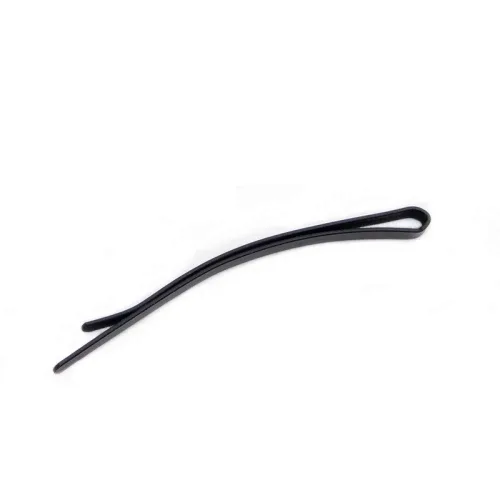 Vista 2 de 100 pinzas negras para el pelo, accesorios de herramientas de peinado, unisex (grueso)