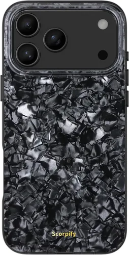 Vista 126 de SCORPIFY - Funda para iPhone 17 Pro Max Leopardo negro transparente LP-Negro Transparente Leopardo