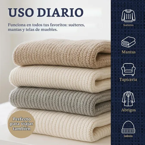 Vista 3 de Farberware - Afeitadora de tela y removedor de pelusa para ropa, grande, triple hoja