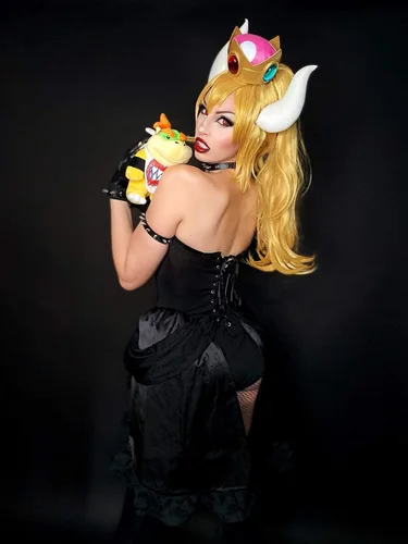 Vista 5 de DAZCOS Disfraz de bowsette para mujer color negro
