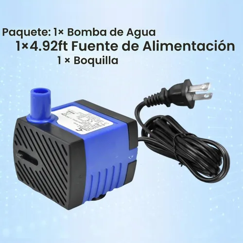 Vista 5 de CONQUERALL 2.5W Mini bomba de fuente 42GPH sumergible al aire libre 1.48ft cabeza para tanques de peces nano