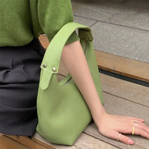 Vista 5 de NIUEIMEE ZHOU Bolsos Hobo para mujer, estilo retro, de cuero vegano, bolso de mano
