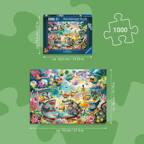 Vista 4 de Ravensburger Ocean Lounge - Rompecabezas de 1000 piezas para adultos