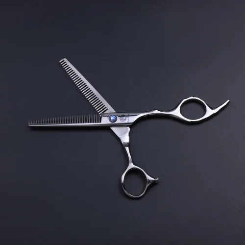 Vista 3 de Purple Dragon Juego de tijeras profesionales de 6.0 pulgadas para adelgazar el cabello, perfecto para estilista o uso doméstico