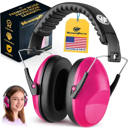 Vista 9 de Vanderfields Auriculares de Protección Auditiva - 26dB - Protección Auditiva para Tiro de Rango - Orejeras con Cancelación de Ruido para Adultos 2