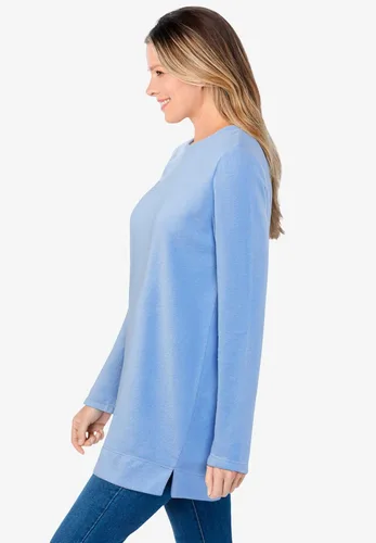 Vista 4 de Woman Within - Sudadera Sherpa de talla extragrande para mujer