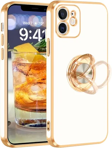 Vista 58 de Fingic Funda para iPhone 11, Funda para iPhone 11 con Soporte de Anillo [Soporte de Anillo Giratorio de 360° Base Magnética]