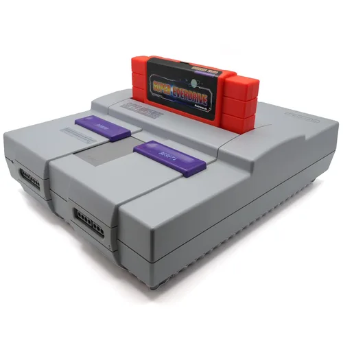 Vista 2 de Retrotech Super 800 In 1 Game Cartridge For SNES Super Nintendo 16 Bit Console - Red