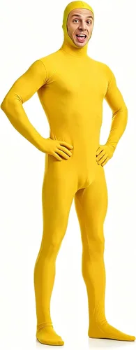 Vista 14 de VSVO Body completo Zentai de cara abierta de elastano para adultos y niños Verde militar