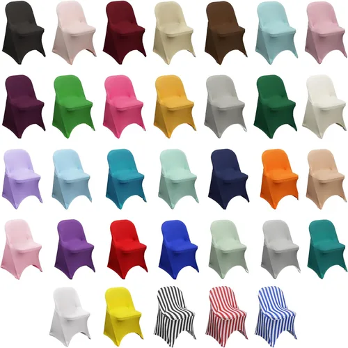 Vista 5 de YOUR CHAIR COVERS - Funda para silla plegable de elastano elástica, color negro