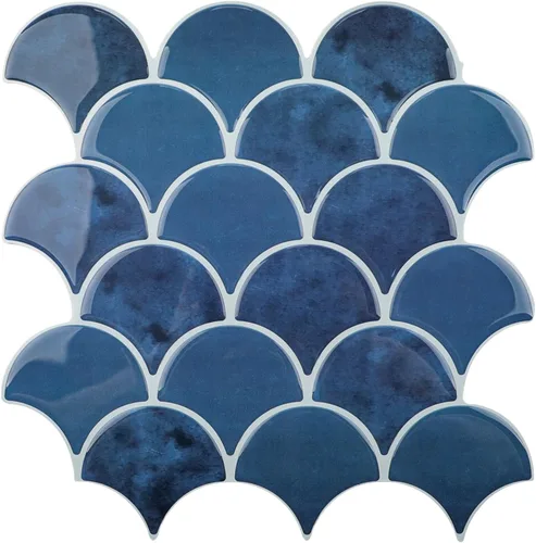 Vista 8 de Azulejo de Espiga Rosa Coral Despegar y Pegar para Salpicadero, Azulejo Autoadhesivo Removible Chevron para Pared para Cocina Baño