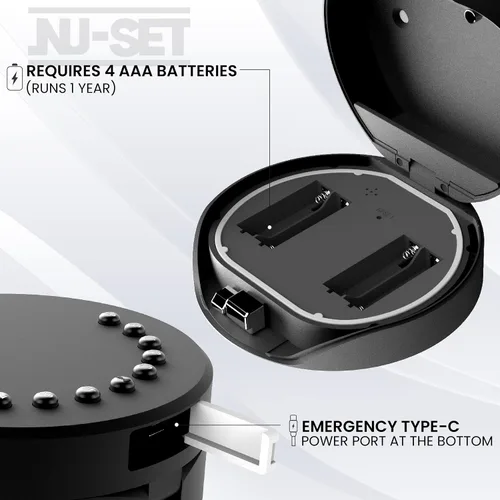 Vista 6 de NU-SET Smart Lock Box - Programa tu caja de seguridad cuando estés a kilómetros de distancia. Guarda llaves, tarjetas y llaveros. Ideal