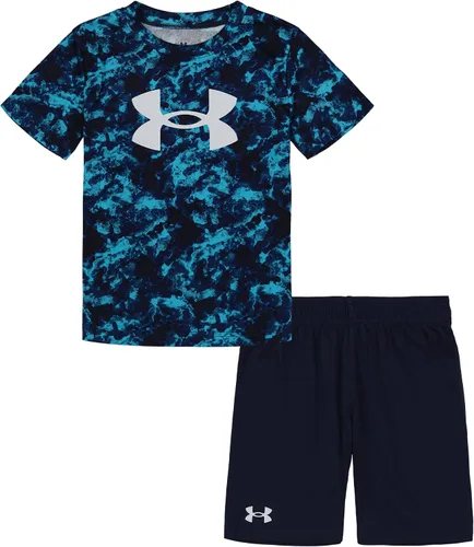 Vista 137 de Under Armour baby-girls Ua Terrazzo Leopard Heart SetShort Set