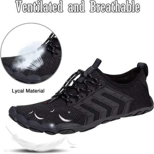 Vista 2 de Water-Shoes-Mens-Womens Quick-Dry Barefoot-Swim Diving Shoes-Aqua-Socks for Sports Climbing Beach Surf