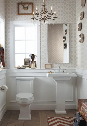 Vista 2 de Kohler K-2939-PG-SAA Botiquín catalán con puerta de espejo, estantes ajustables, bisagra de 170 grados, marco rectangular, 20" x 36
